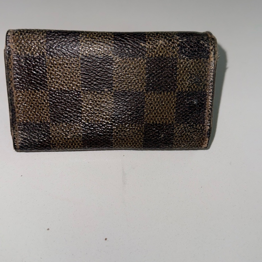 Louis Vuitton Dark Brown Checkered Key Pouch